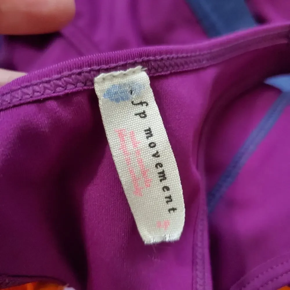 Free People Movement Plum Move Me Racerback Sports Bra